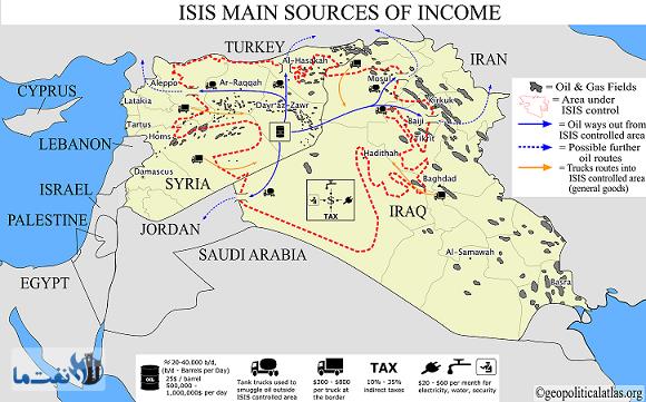 ژئوپلیتیک نفت و گاز داعش