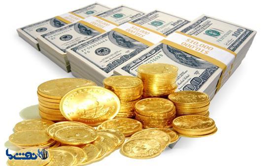 کاهش قیمت انواع سکه و ارز در بازار