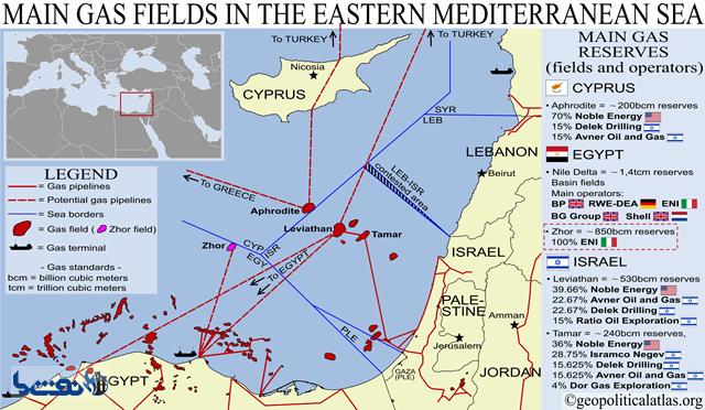 منابع گازی مدیترانه شرقی؛ عامل چالشهای آینده اسرائیل با همسایگان