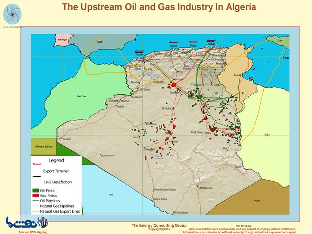 چشم انداز صنعت گاز الجزایر