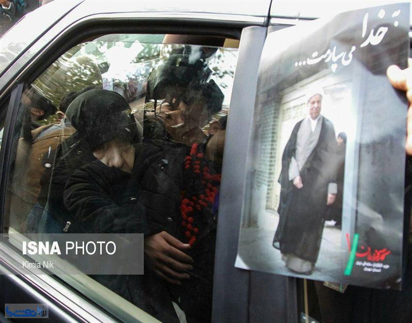 حضور همسر آیت‌الله هاشمی در دانشگاه تهران +عکس