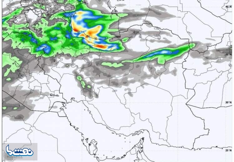 موج‌ بارش‌های سنگین به کشور از روز دوشنبه