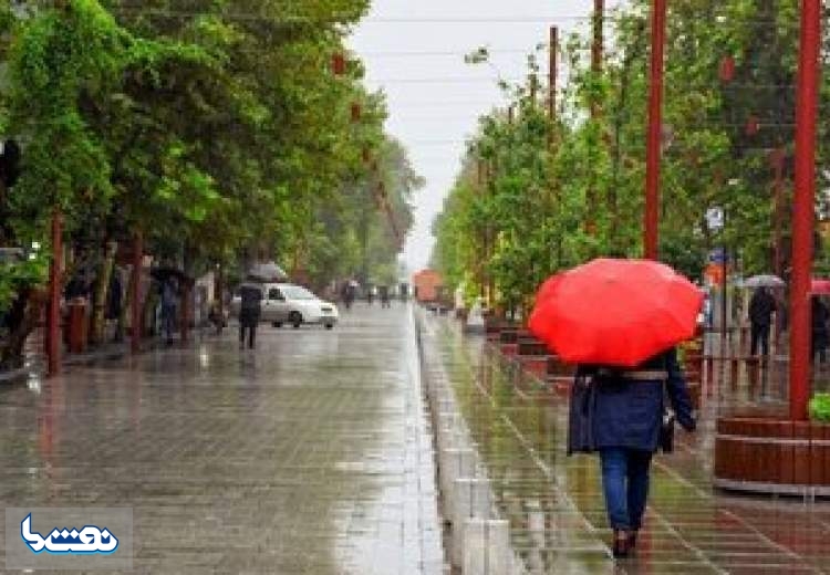 ورود سامانه بارشی به کشور طی امروز